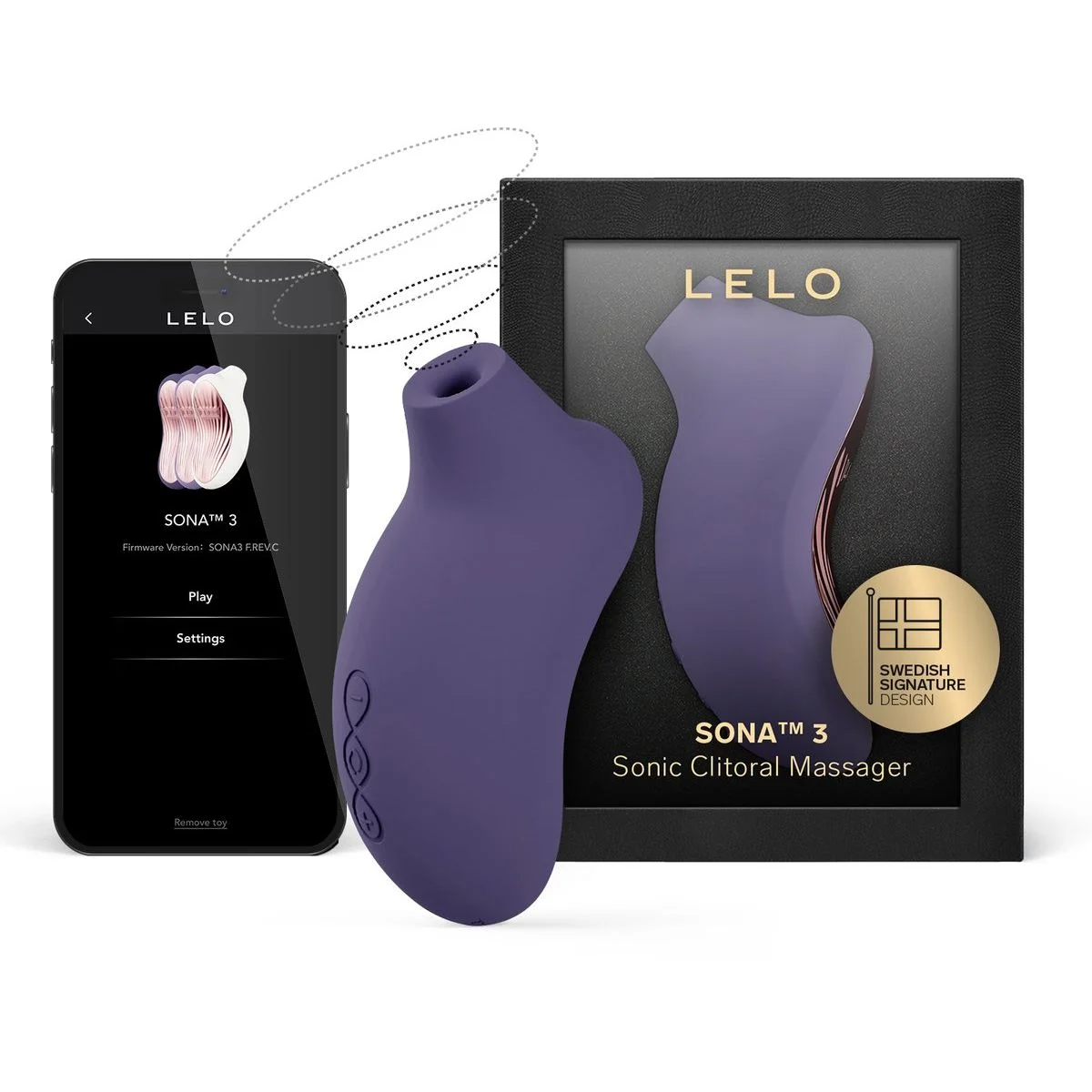 LELO - SONA 3 Clitoris Stimulator - Cyber Purple