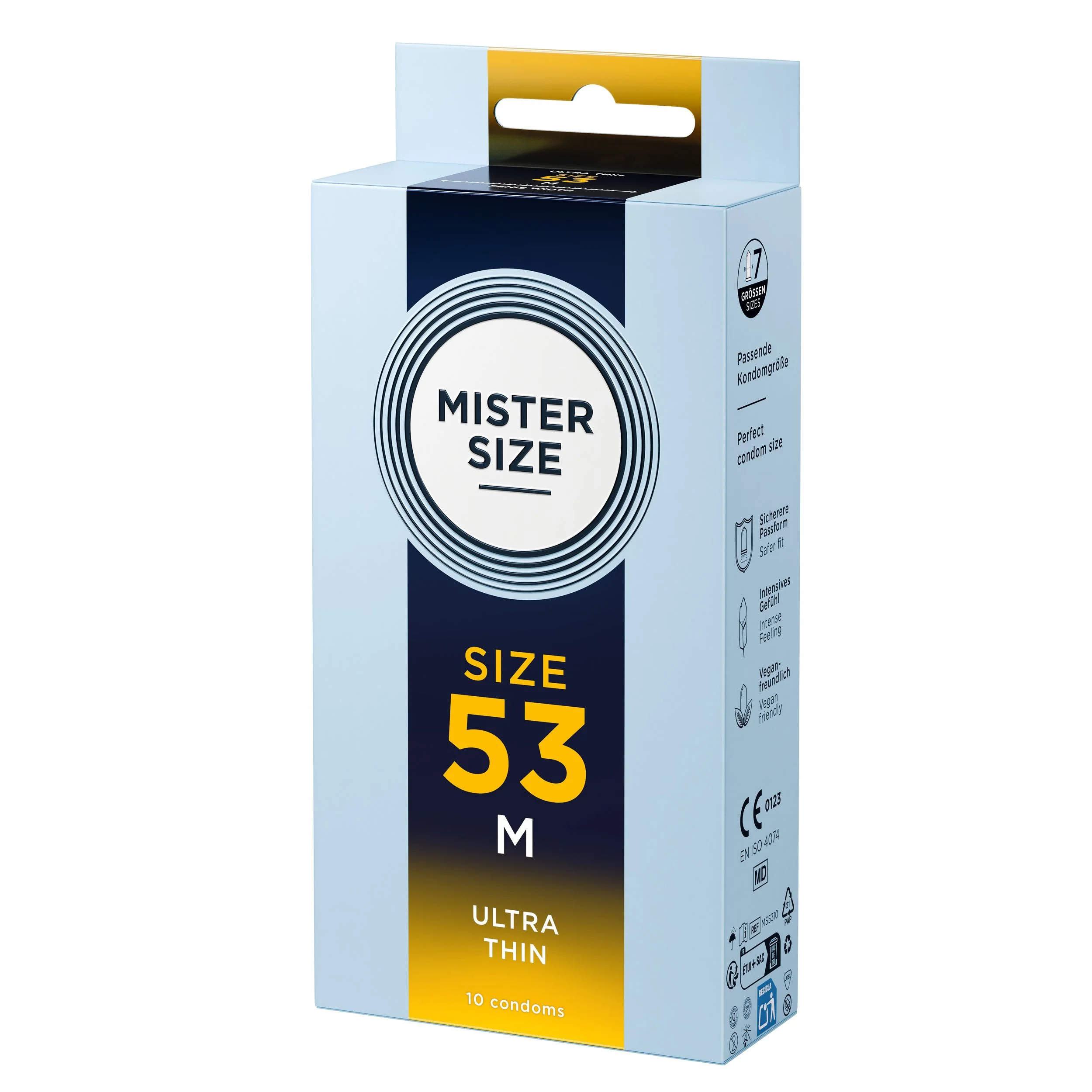 MISTER.SIZE - M Ultradunne Condooms - 10 Stuks