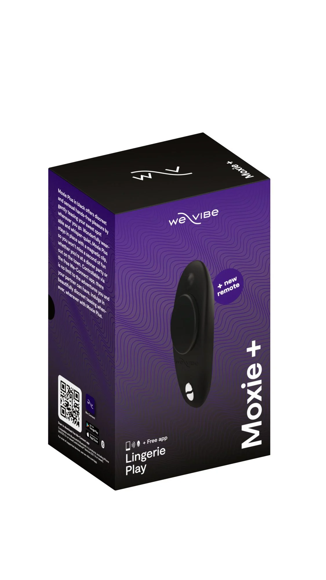We-Vibe - Moxie+ Clitoris Panty Vibrator Remote & App - Zwart