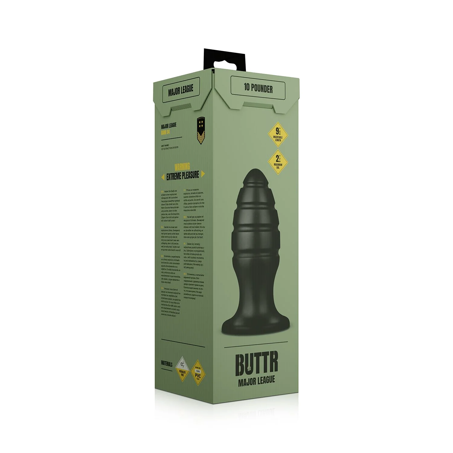 BUTTR - Huge Explosive Aftershock I Buttplug - 23 cm