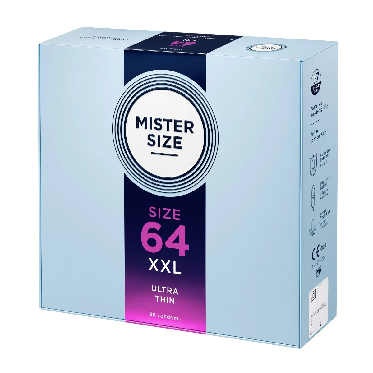 MISTER.SIZE - XXL Ultradunne Condooms - 36 Stuks
