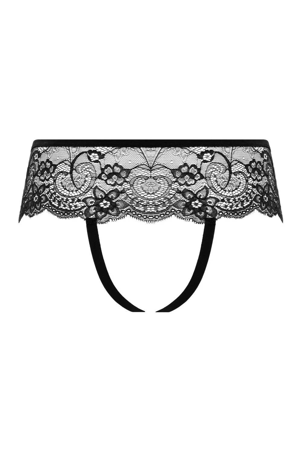 Christine - Slip Met Open Kruis Sierra - Zwart