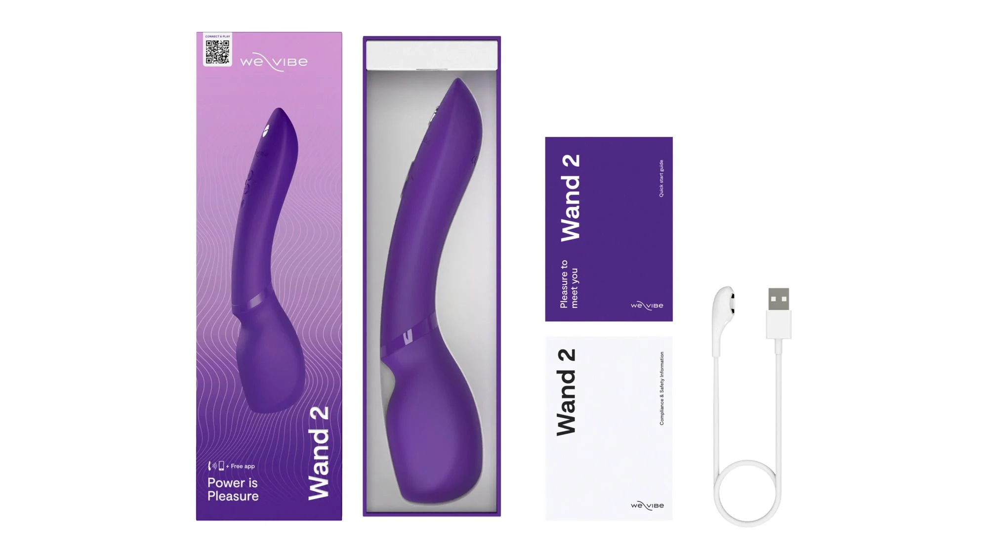 We-Vibe - Wand 2 Vibrator - Paars