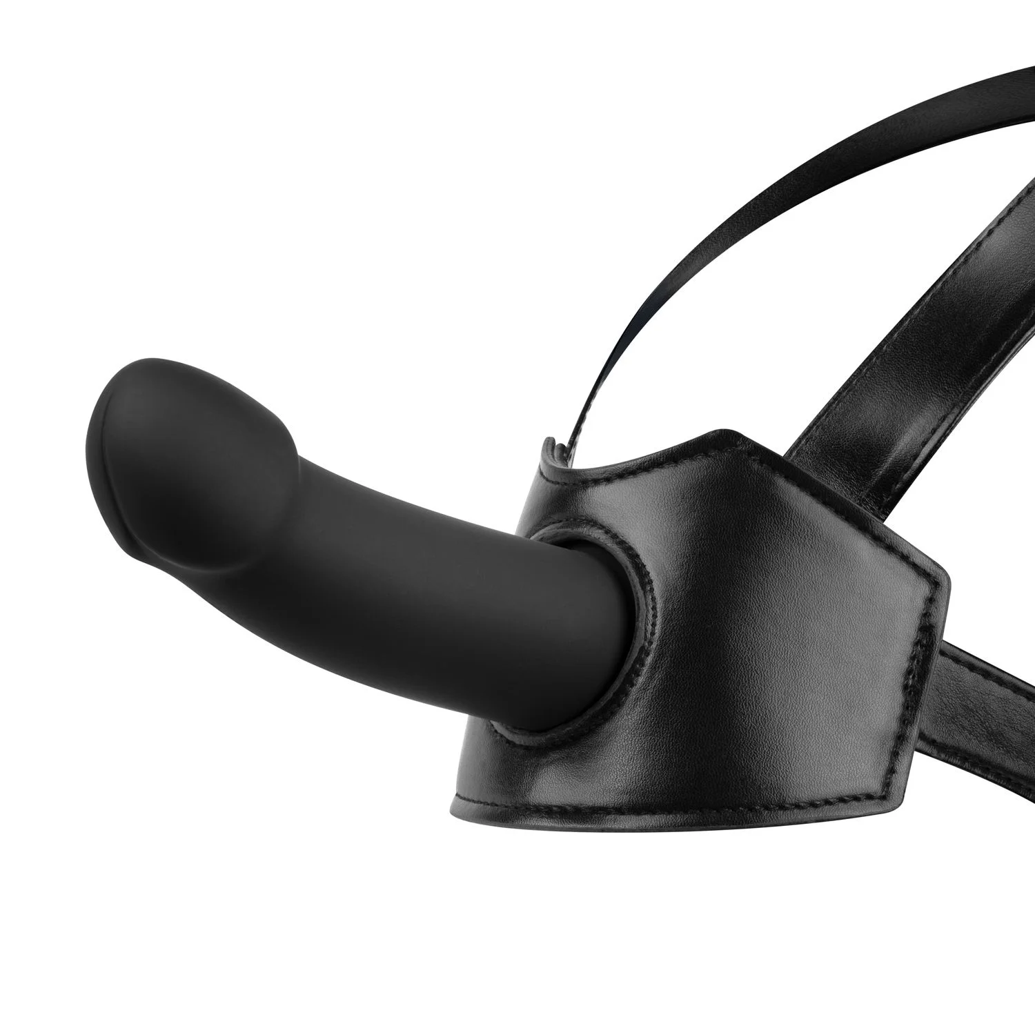 Bedroom Fantasies - Hoofd Harnas Strap-On - Zwart