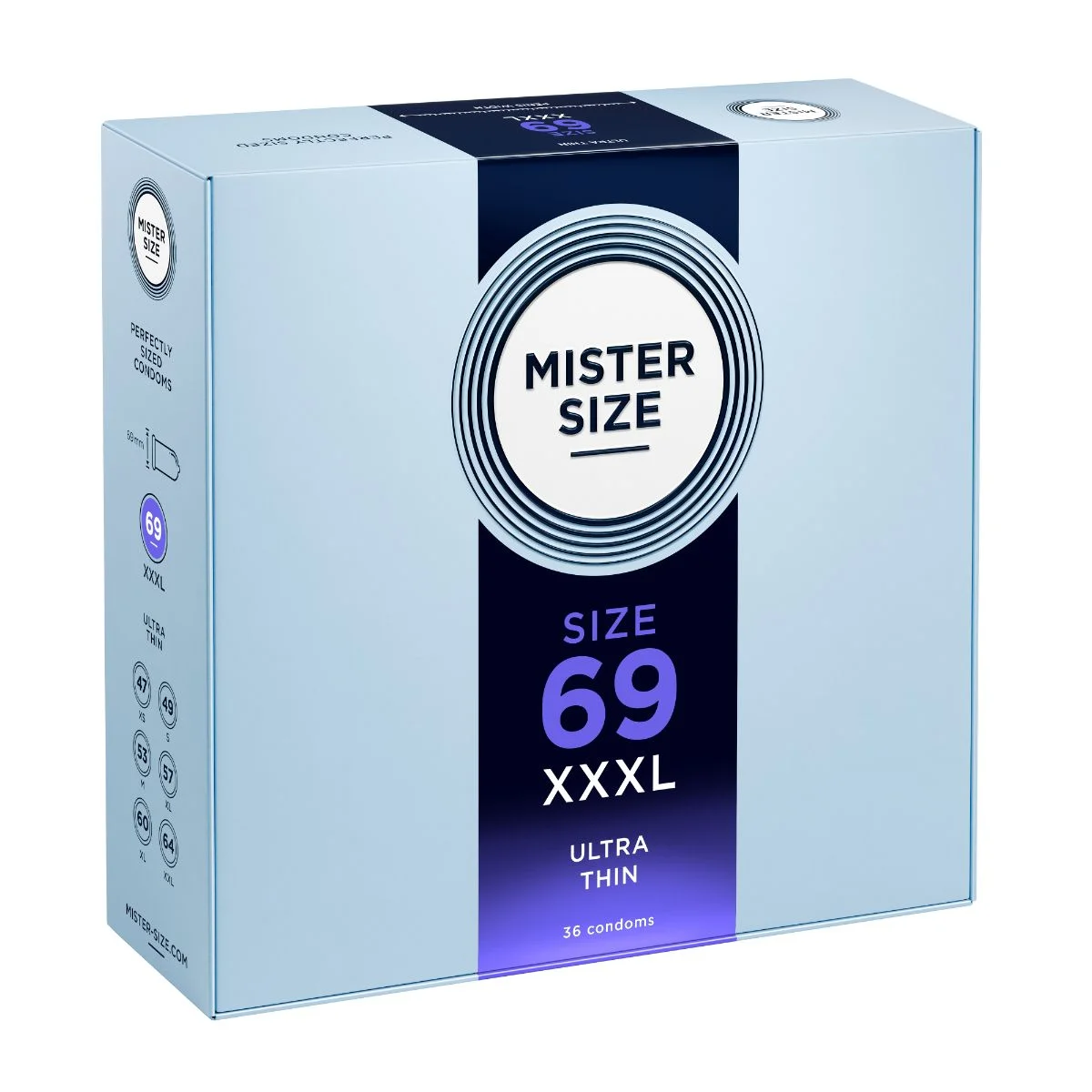 MISTER.SIZE - XXXL Ultradunne Condooms - 36 Stuks