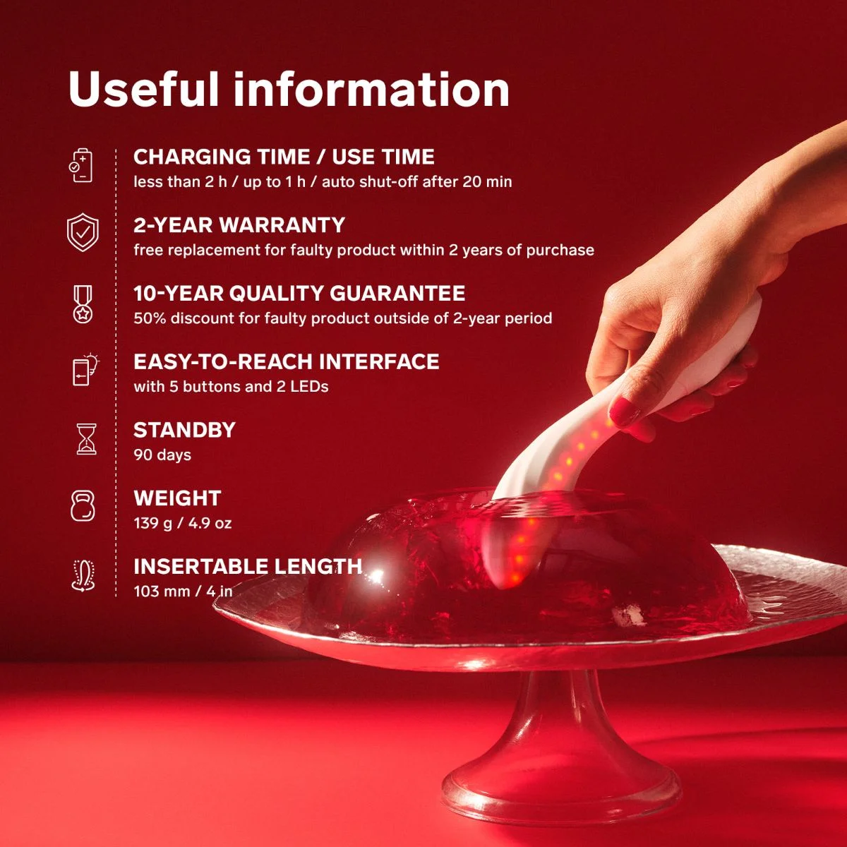 LELO - MONA Spectra G-Spot Vibrator - App Control