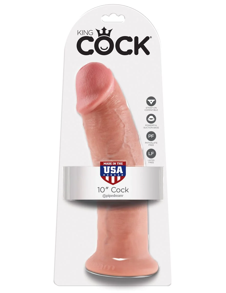 King Cock Realistische Dildo Met Zuignap  - 25 cm