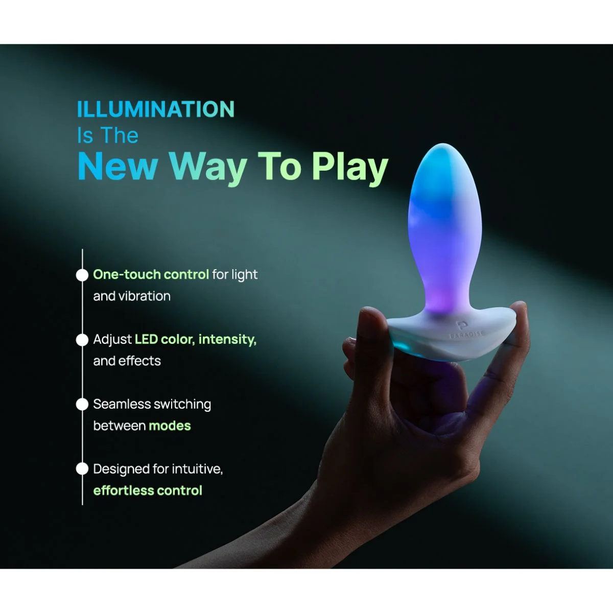 Paradise Pleasure Products - Illumination The Plug - Wit