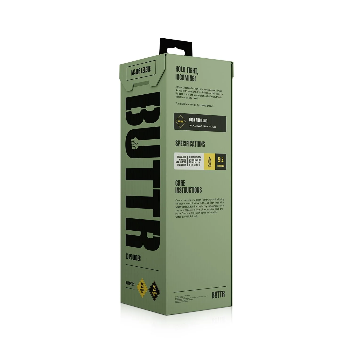 BUTTR - Huge Explosive II Buttplug - 29cm