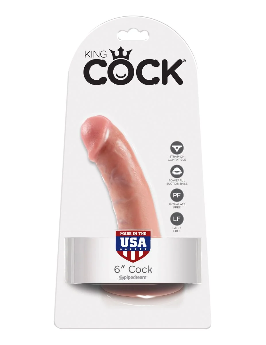 King Cock Realistische Dildo met Zuignap - 15 cm