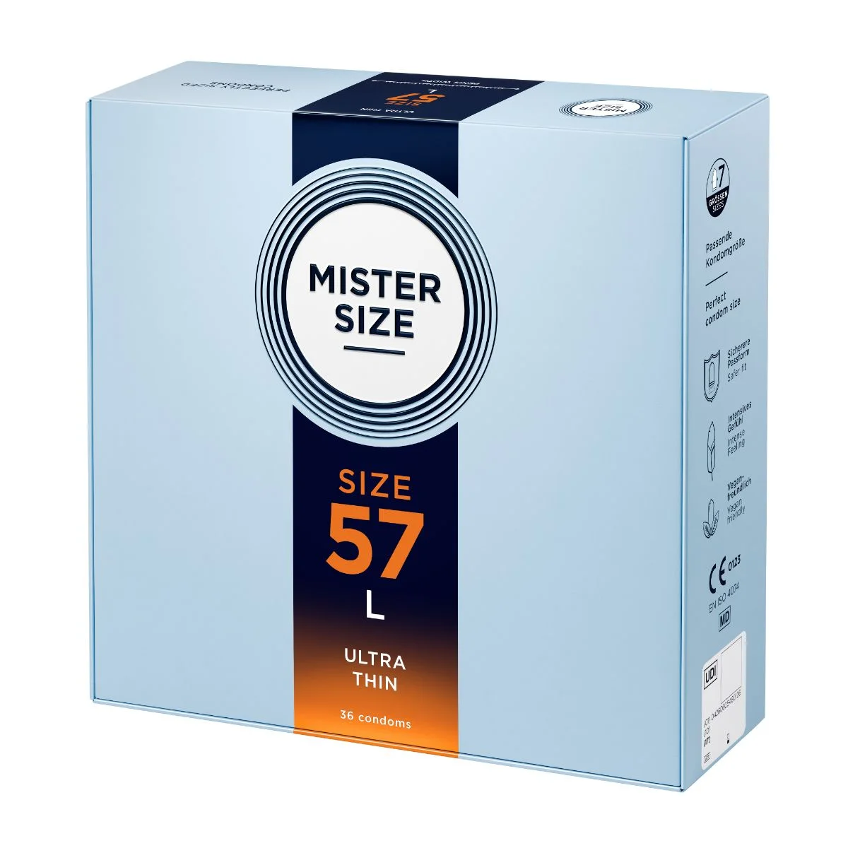 MISTER.SIZE - L Ultradunne Condooms - 36 Stuks