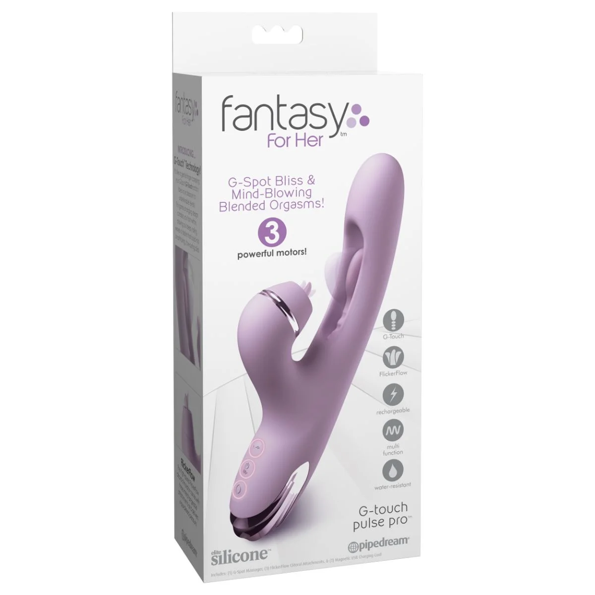Fantasy For Her - G-Touch Pulse Pro Rabbit - Paars