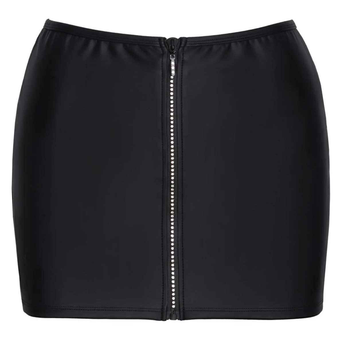 Cottelli Collection - Minirok met Strassrits - Zwart