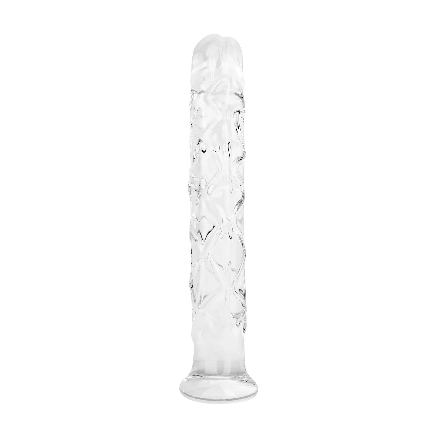 Gildo - No. 34 Getextureerde Glazen Dildo - 19 cm