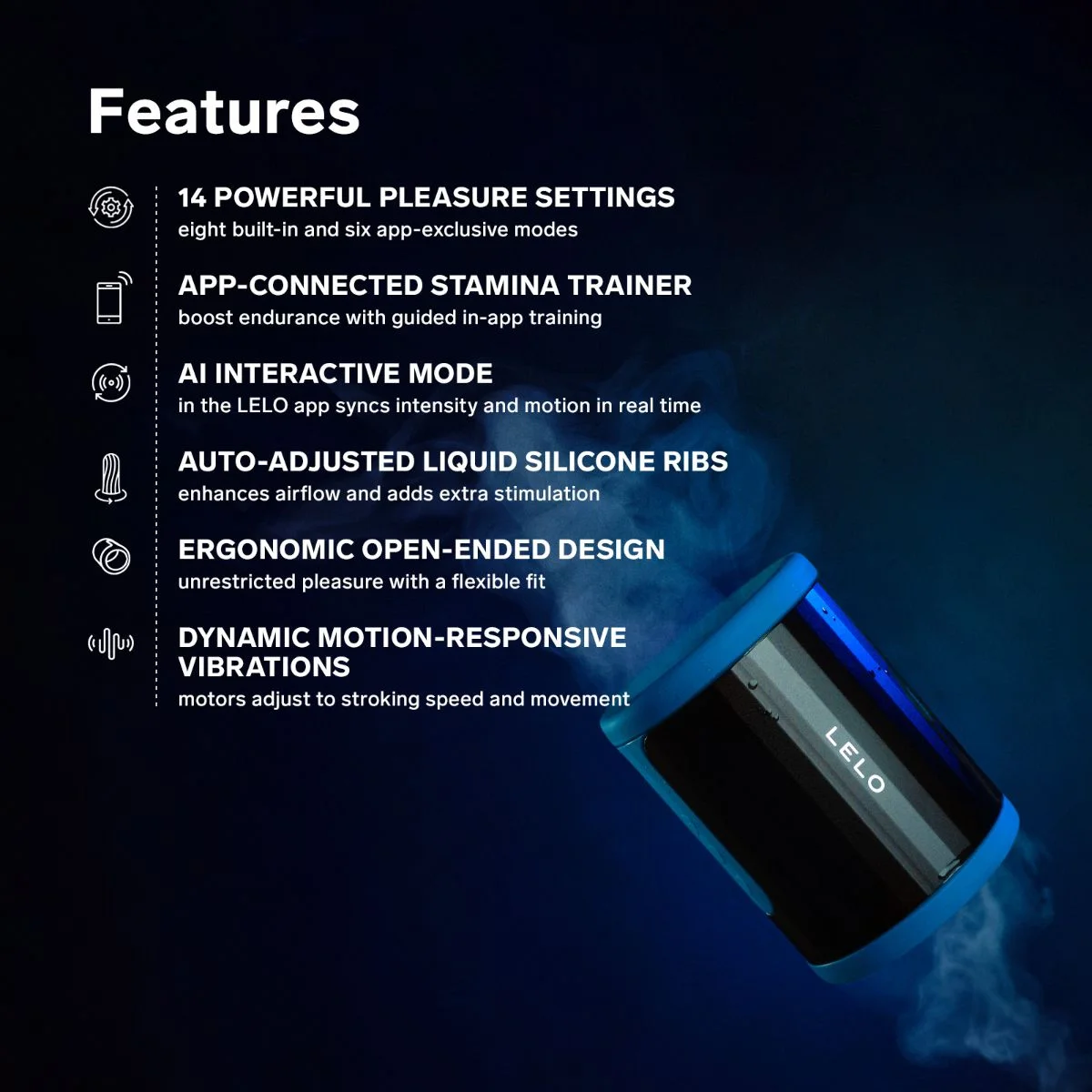 LELO - F2S Masturbator - Teal
