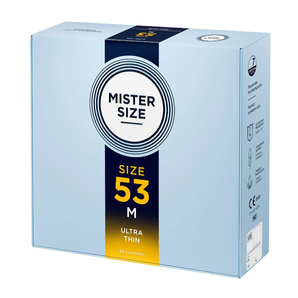 MISTER.SIZE - M Ultradunne Condooms - 36 Stuks