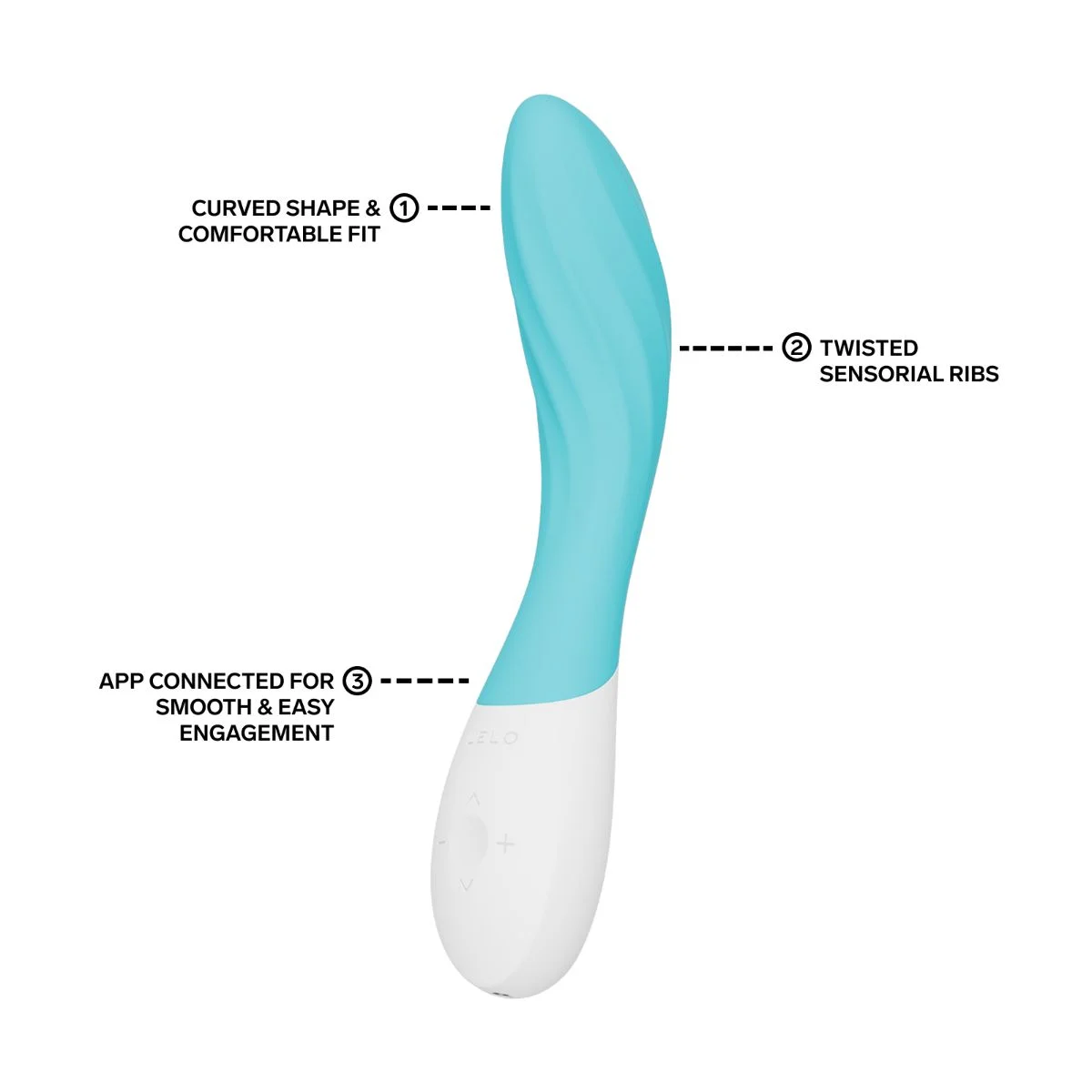 LELO - MONA Twist G-Spot Vibrator - Aqua