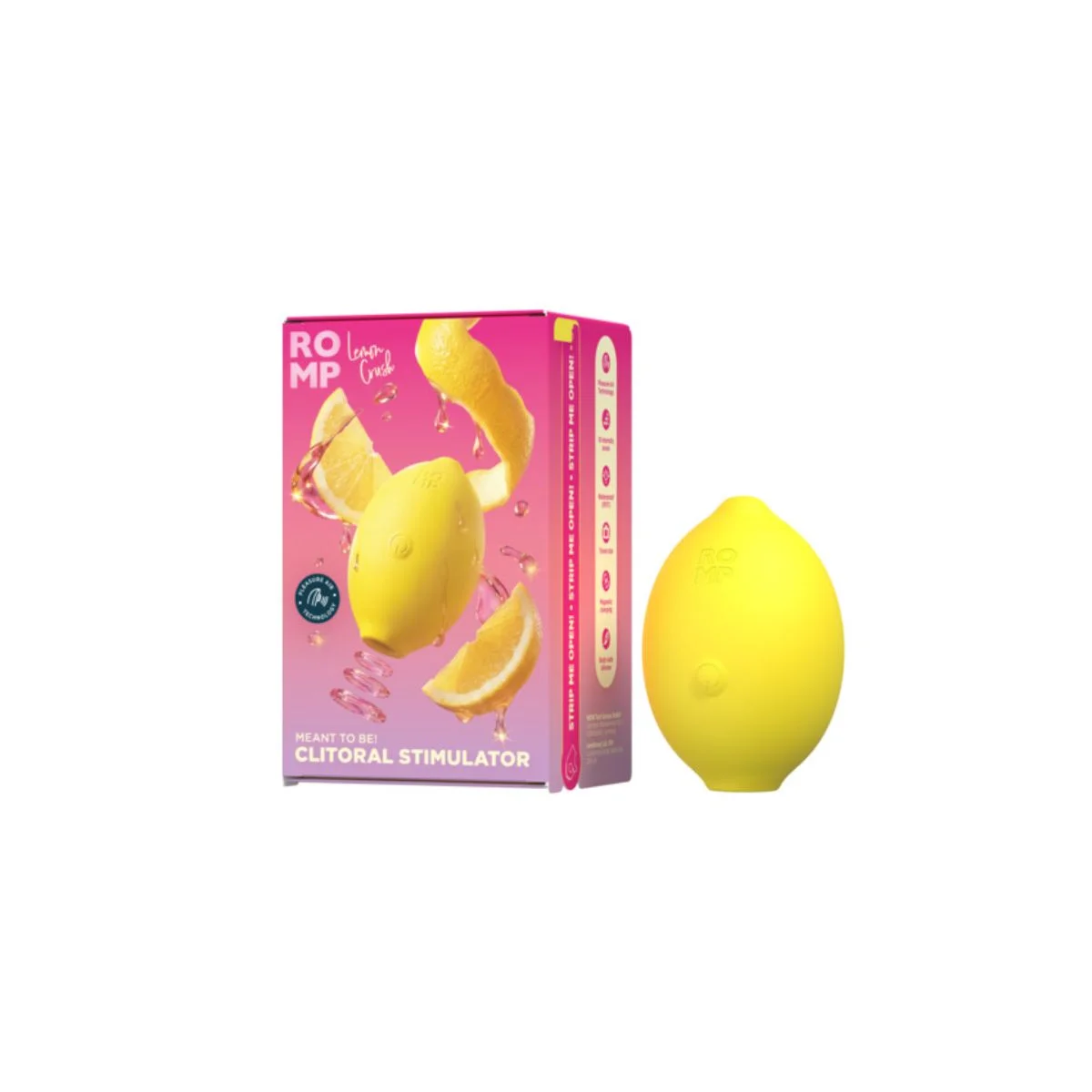 ROMP - Lemon Crush Luchtdrukstimulator - Geel