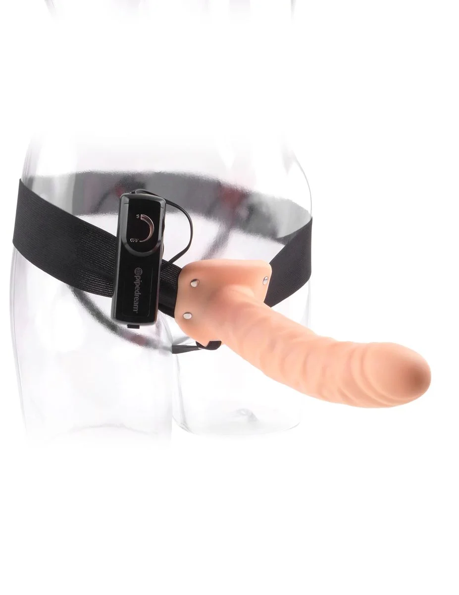 Holle Strap-On Harnas met Vibrator - 20 cm