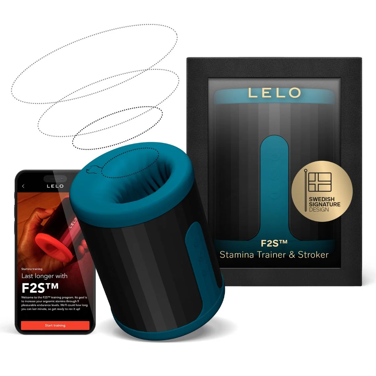 LELO - F2S Masturbator - Teal
