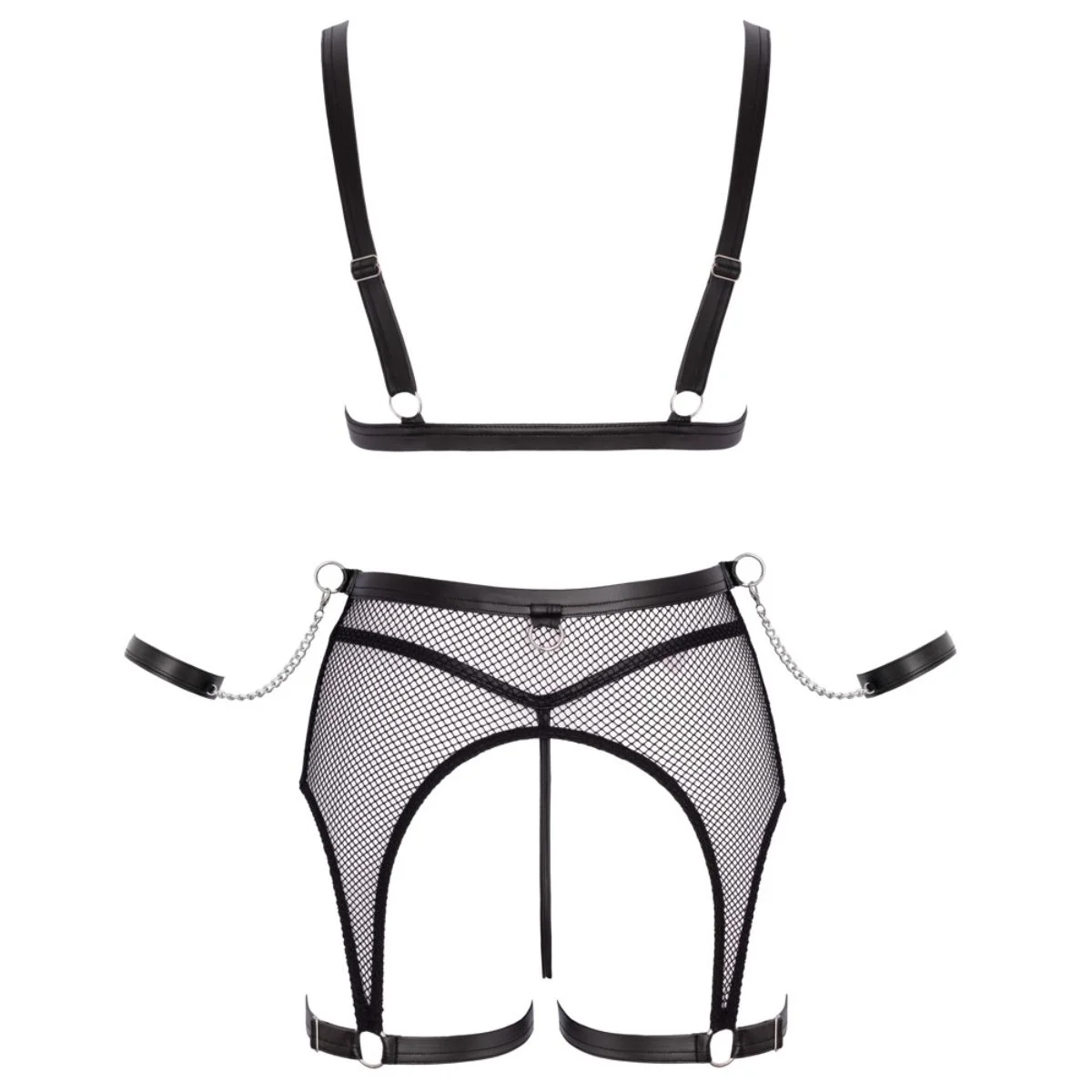 Cottelli Collection - Bondage Lingerieset - Zwart