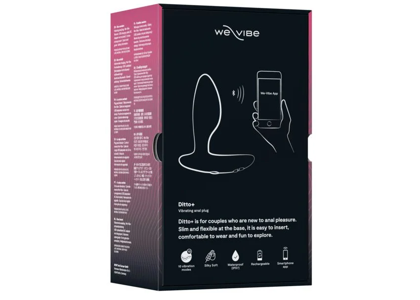 We-Vibe Ditto+ Satin Zwart