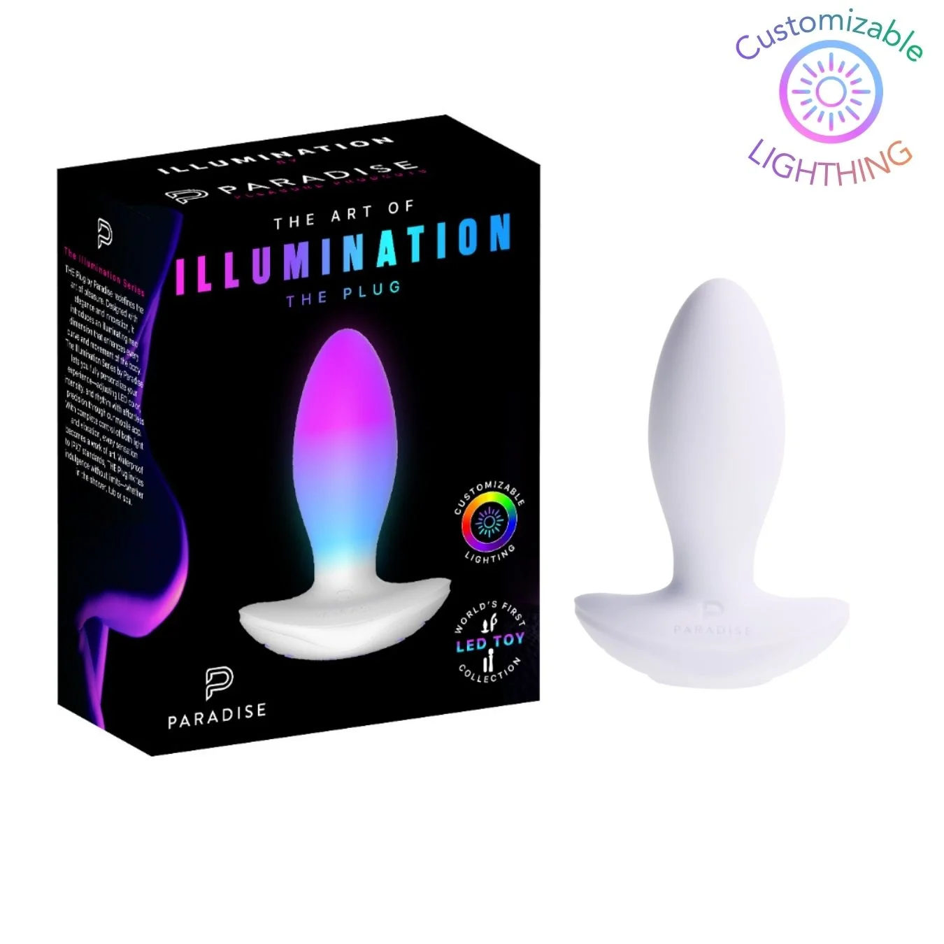 Paradise Pleasure Products - Illumination The Plug - Wit