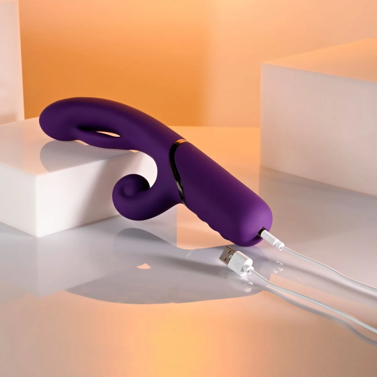 Evolved - Pleasure Puff Rabbit Vibrator - Purple