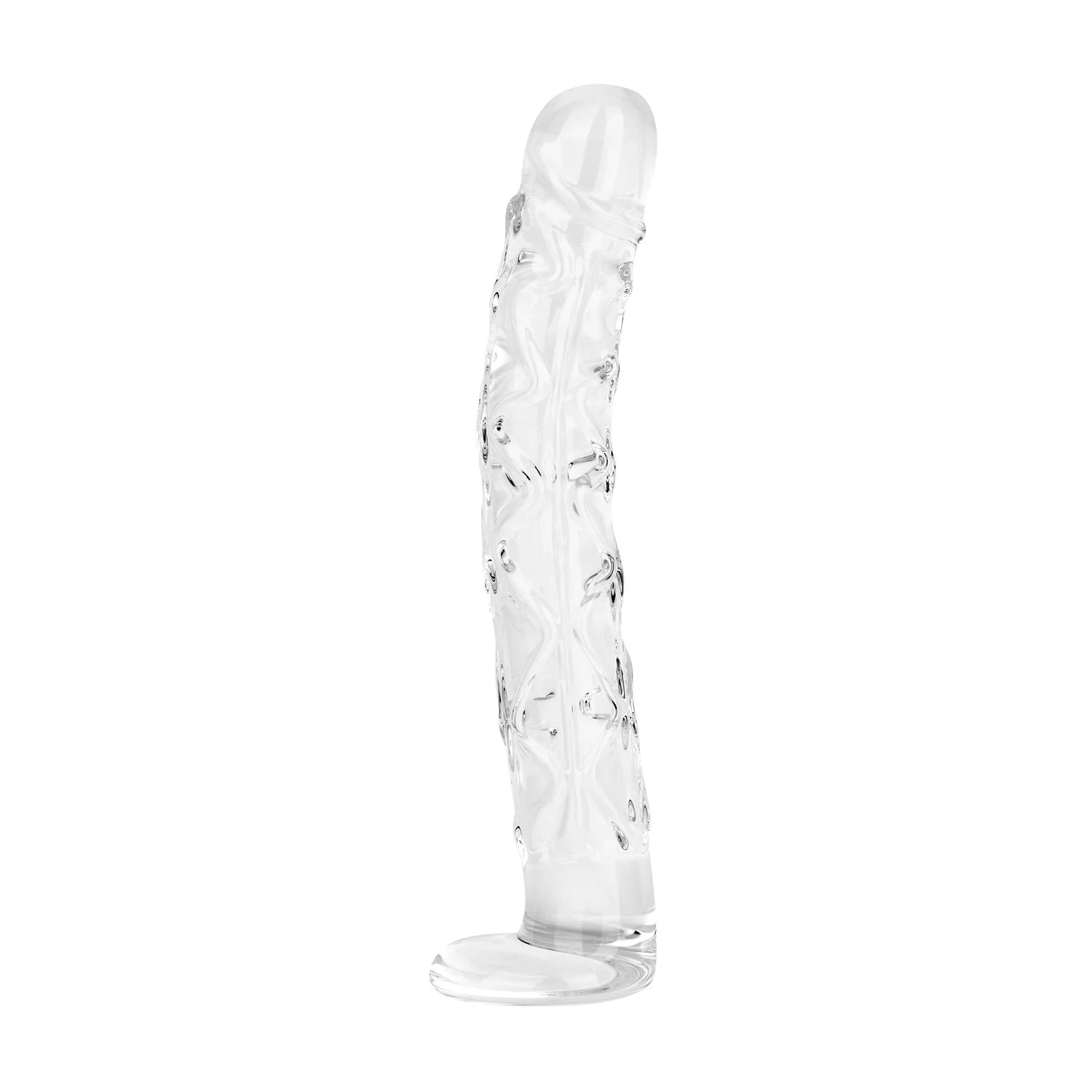 Gildo - No. 34 Getextureerde Glazen Dildo - 19 cm