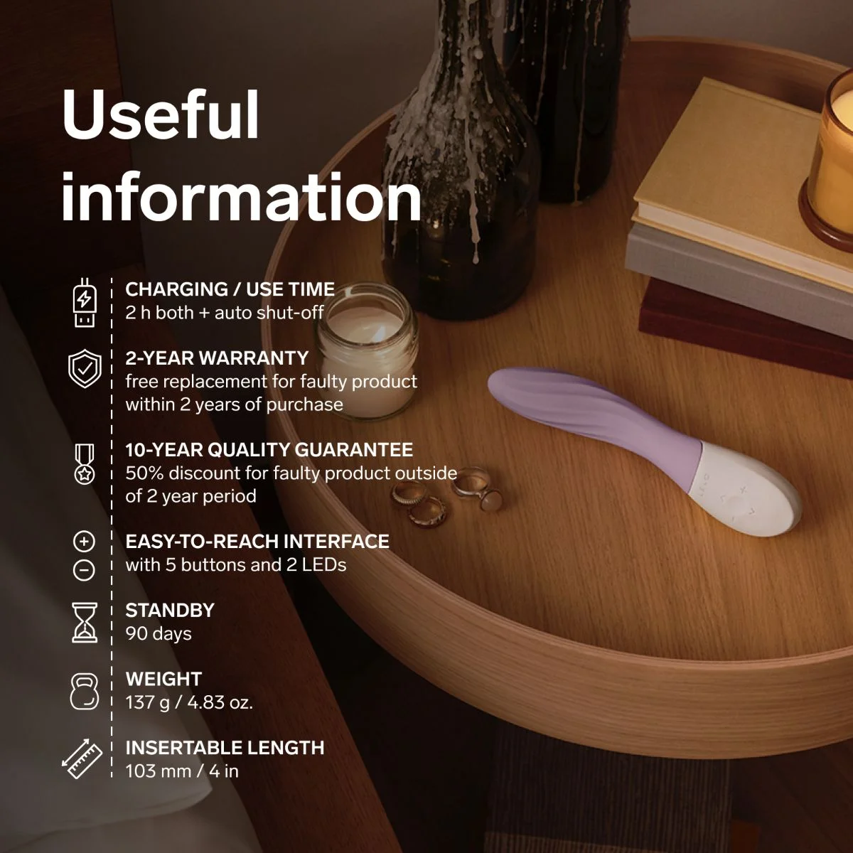 LELO - MONA Twist G-Spot Vibrator - Lavender
