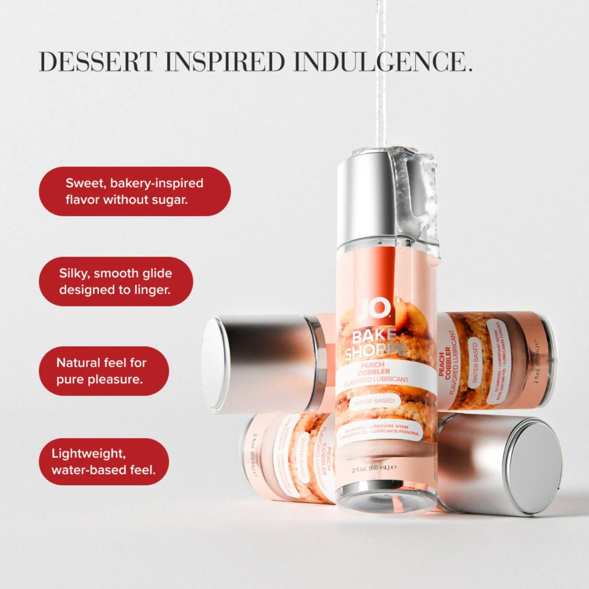 JO - Bake Shoppe Perziktaart Glijmiddel - 60ml