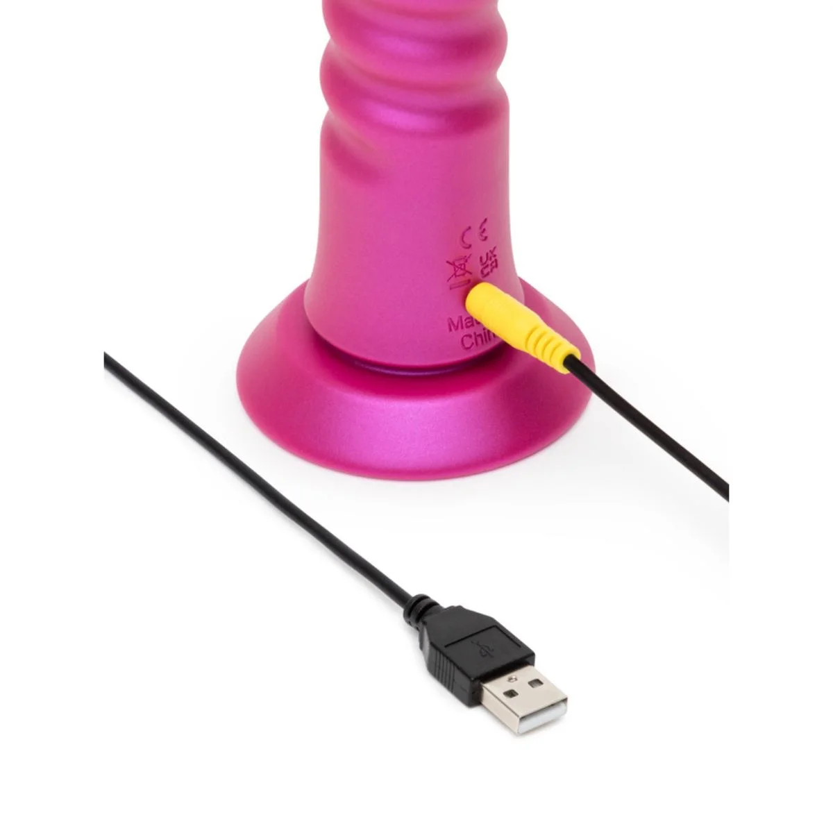 ROMP - Jiggle Stotende Vibrator Met Zuignap - Roze