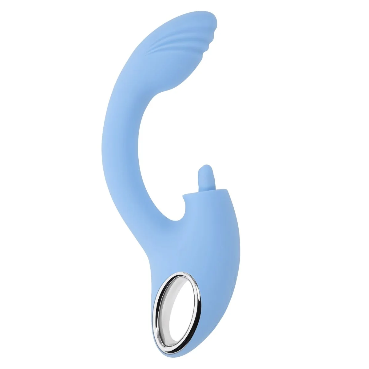 Playboy - Sapphire Dual Vibrator - Sky Blue