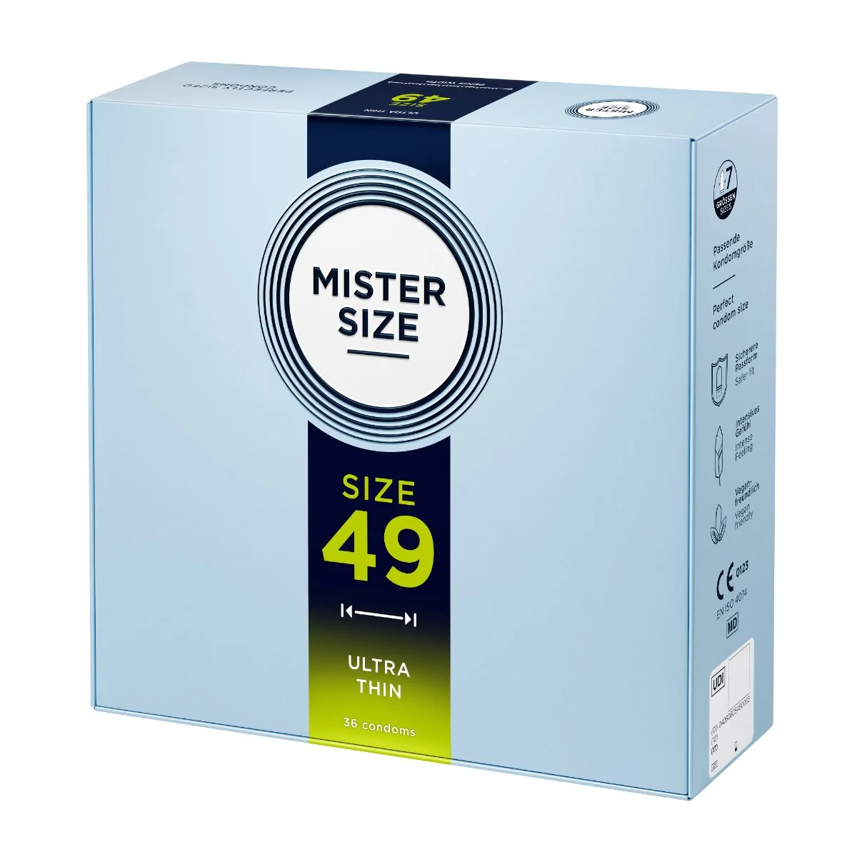 MISTER.SIZE - S Ultradunne Condooms - 36 Stuks