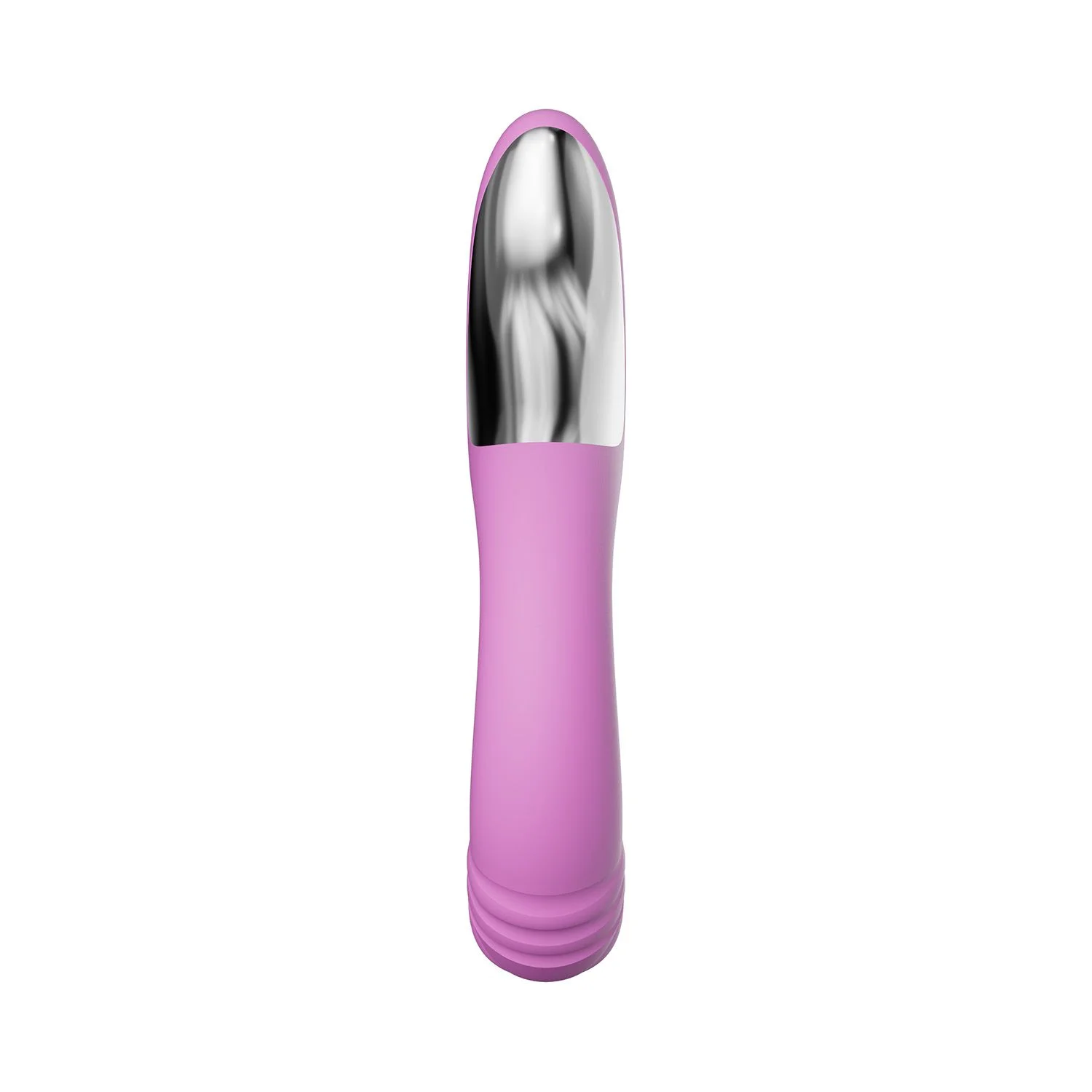 Good Vibes Only - Thrusting Tong Vibrator - Roze