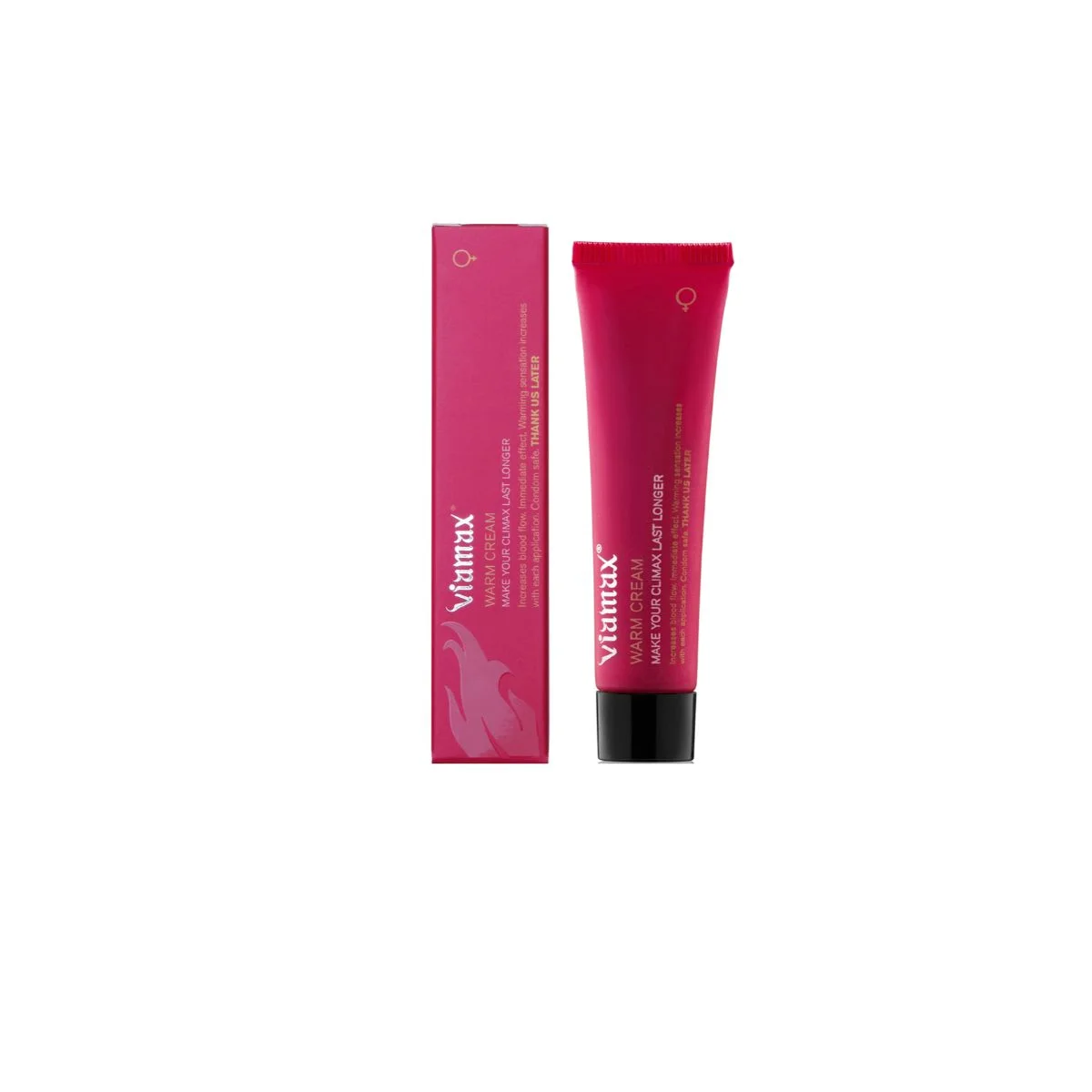 Viamax - Warm Cream Intieme Crème - 15 ml