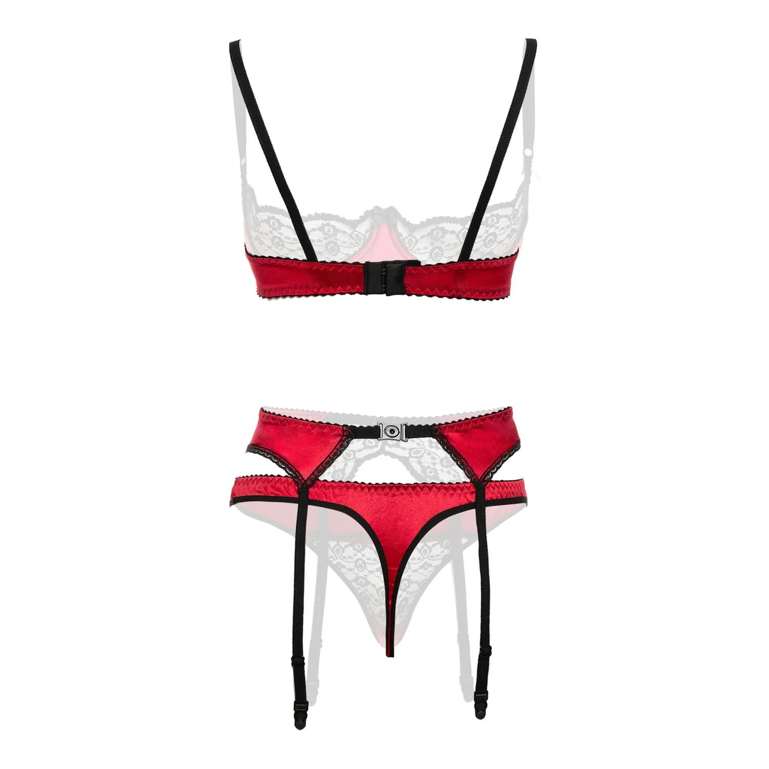 Christine - Bra-set  3 pc Gush  - Red