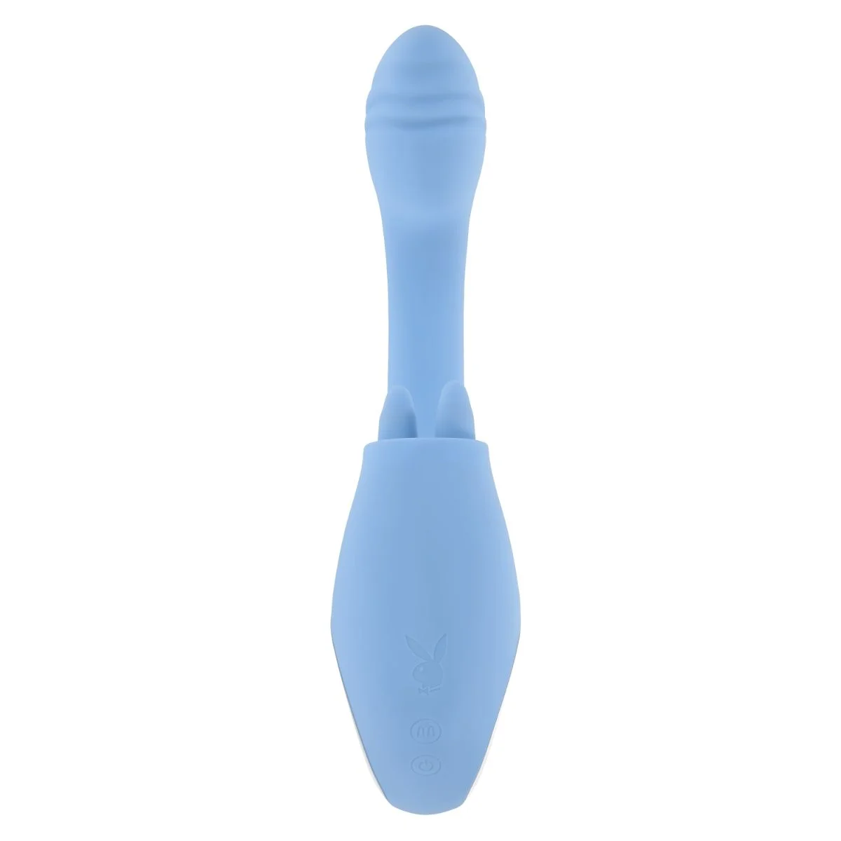 Playboy - Sapphire Dual Vibrator - Sky Blue