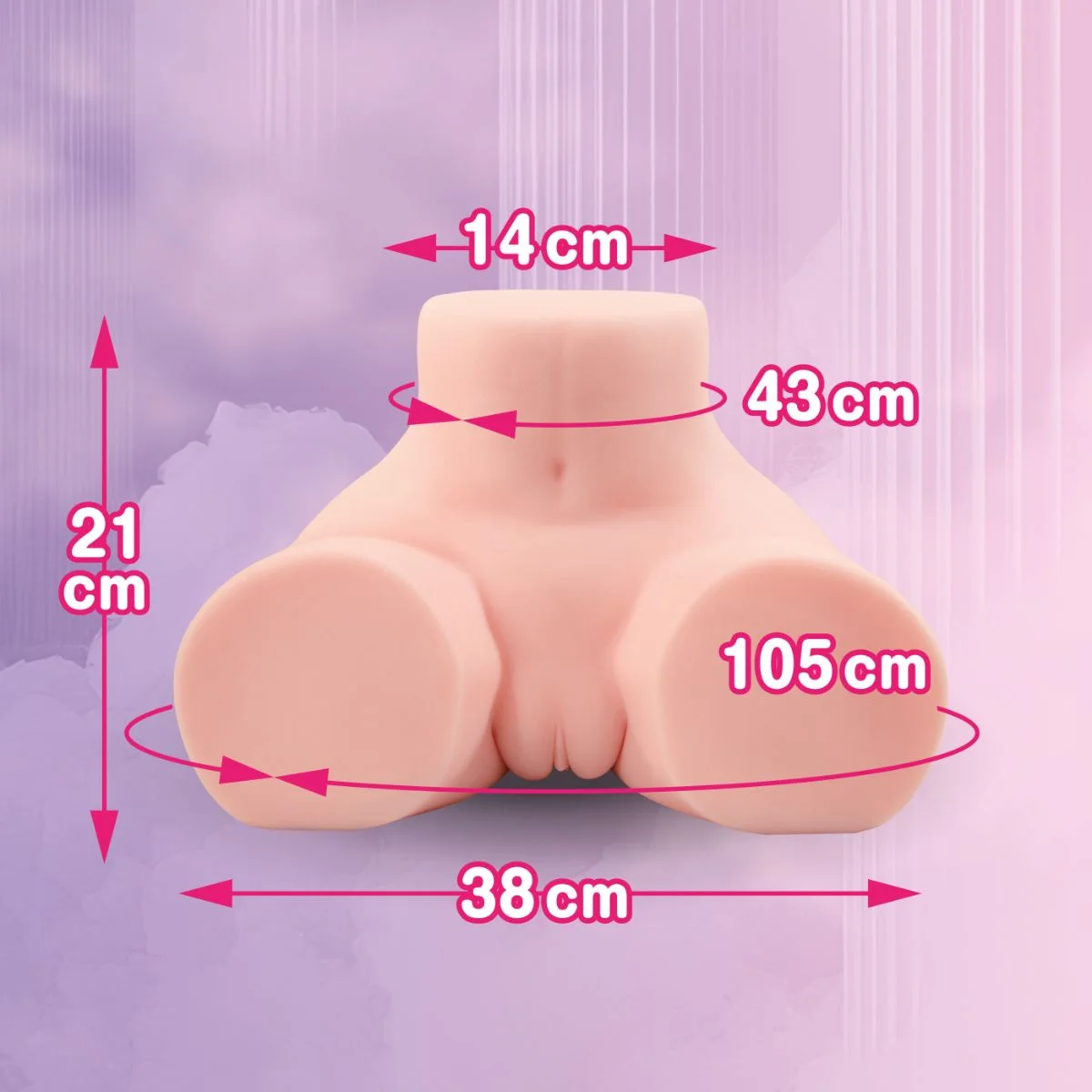 Seiraku Toys - Cherry Hyper Masturbator - Peach