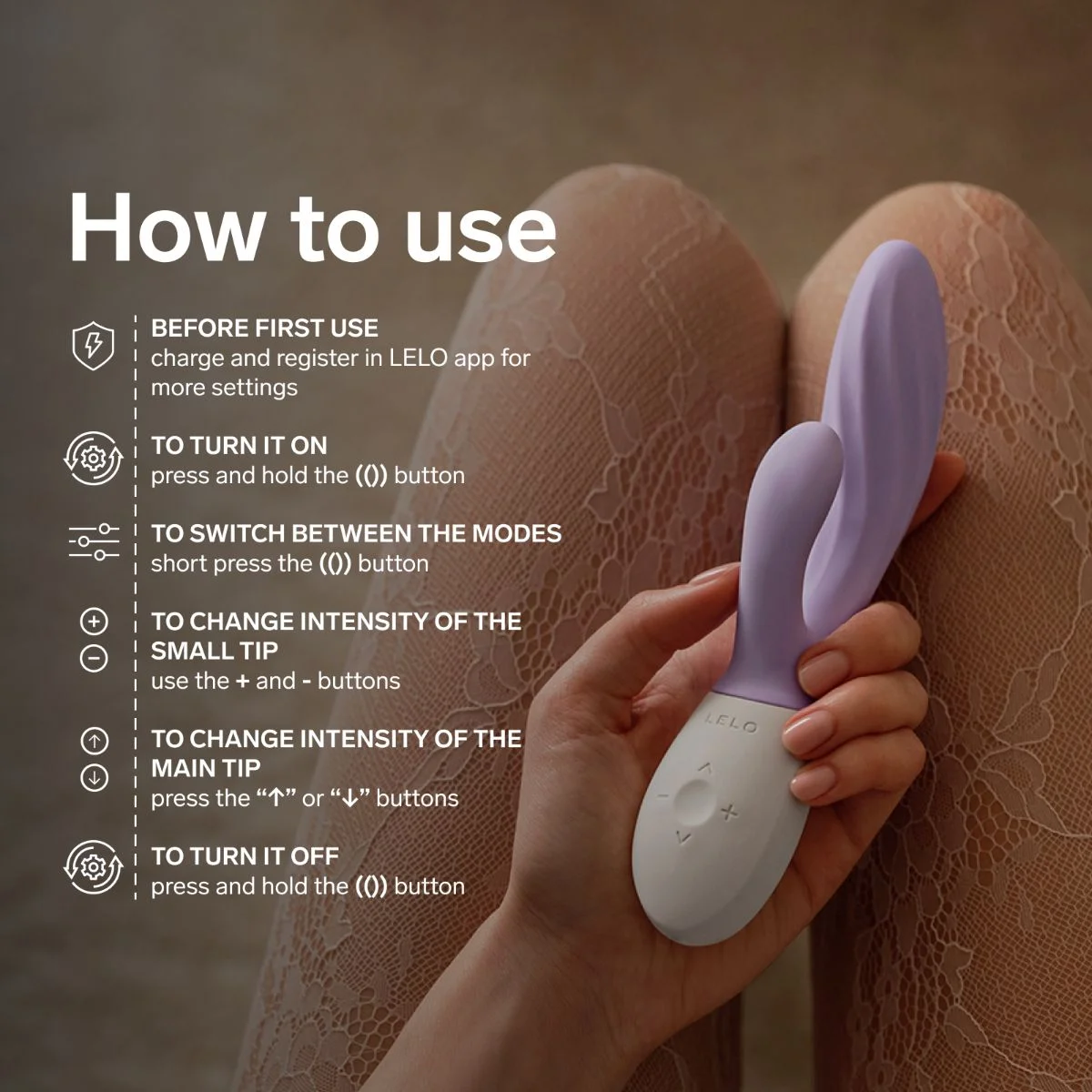 LELO - INA Twist Dual-Action Massager - Lavender