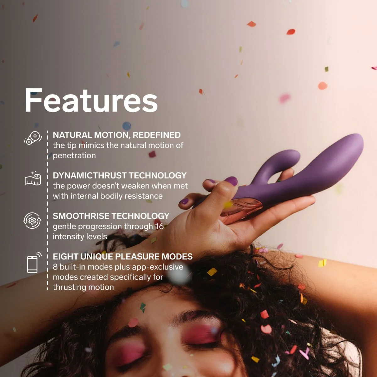 LELO - INA Thrust Dual-Action Massager - Black