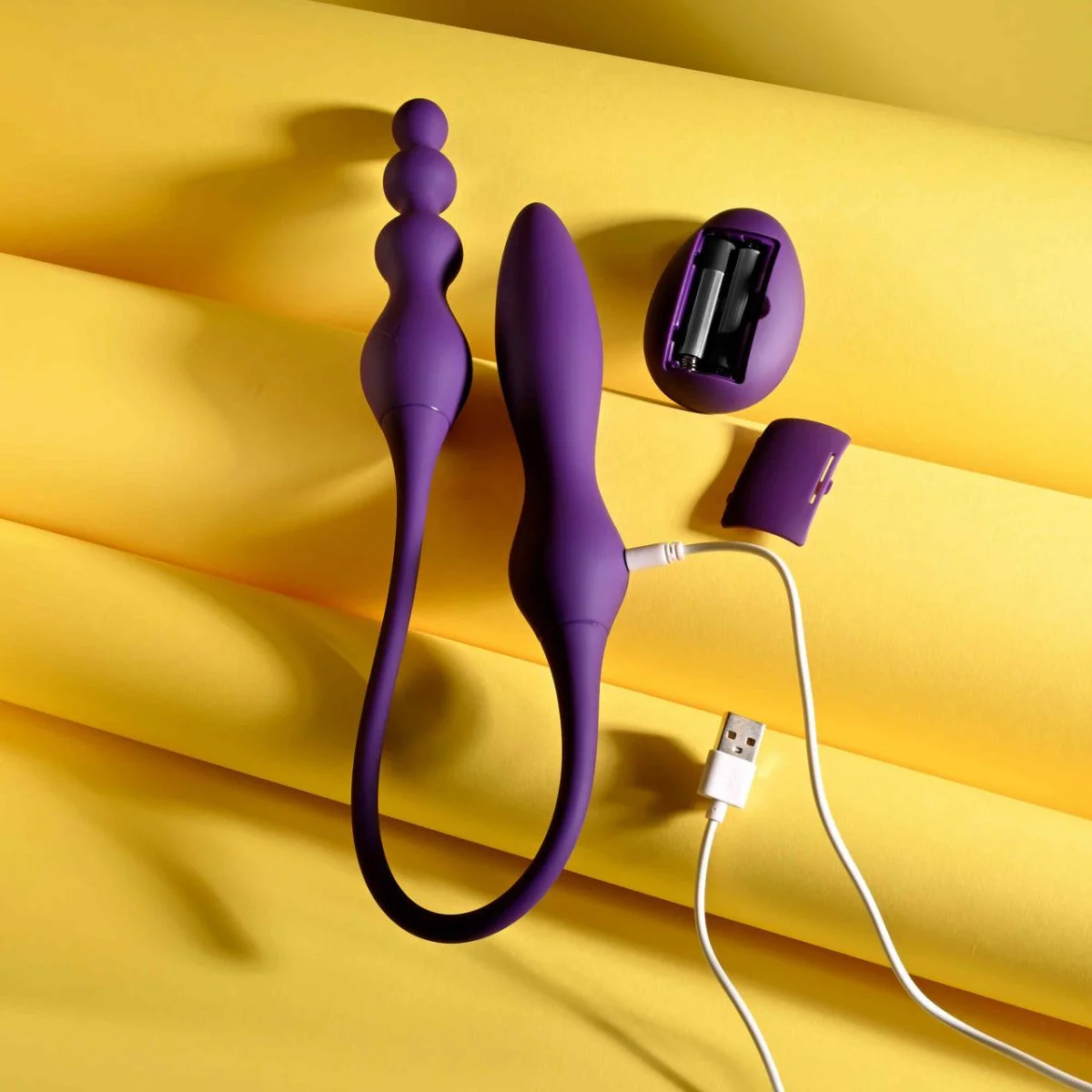 Playboy - This & That Dubbele Vibrator - Purple