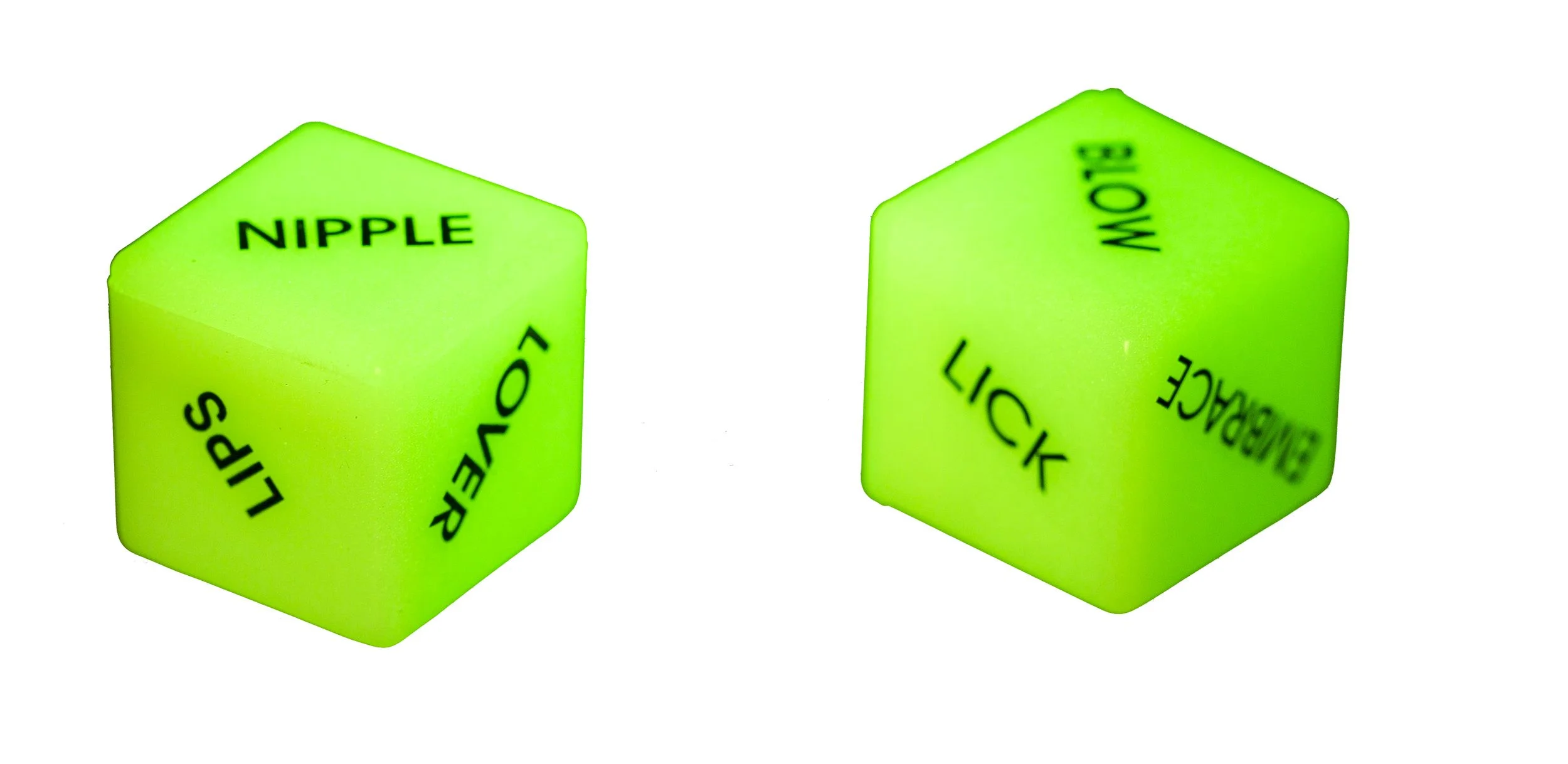 Love Dice Glow in the Dark Set - Engelse versie