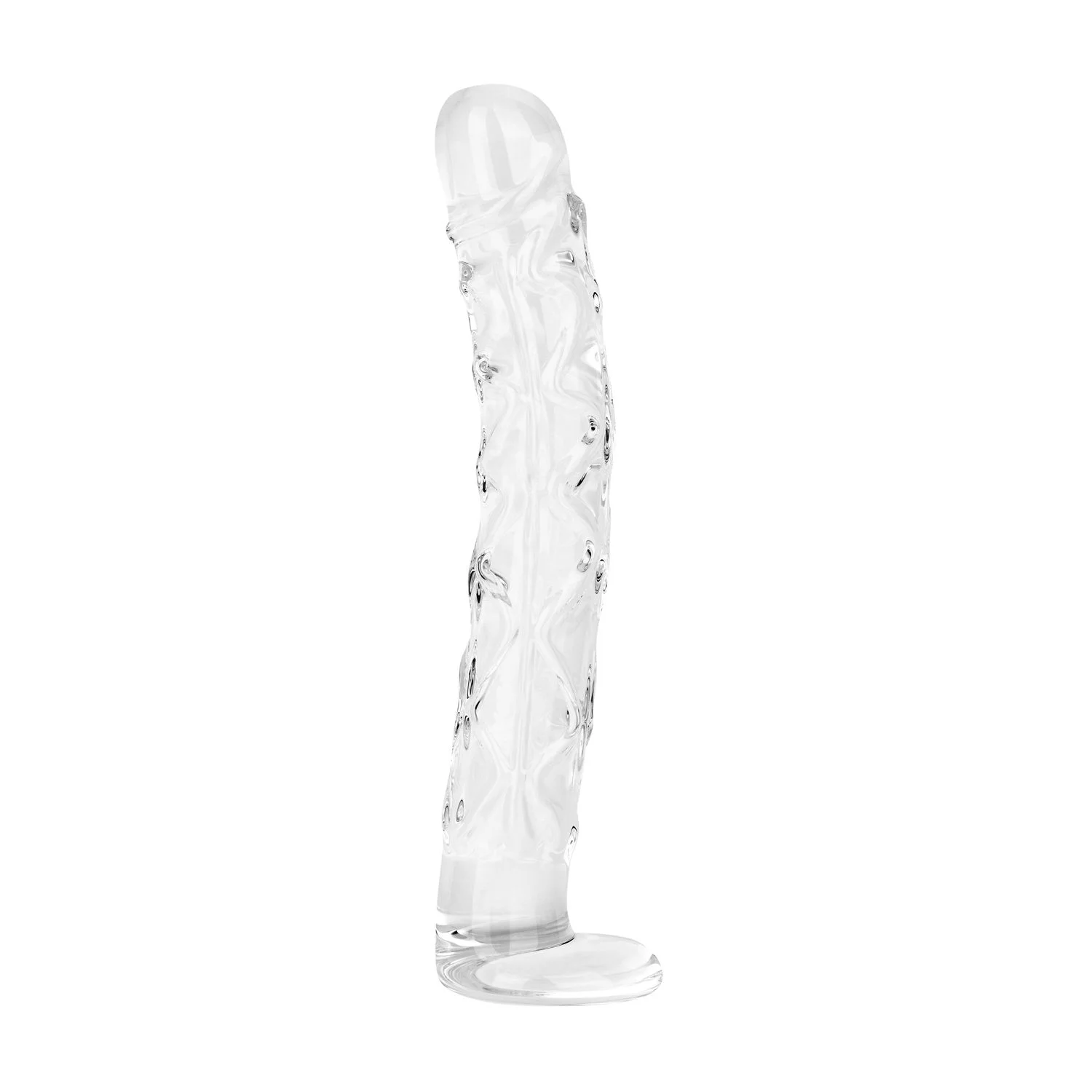 Gildo - No. 34 Getextureerde Glazen Dildo - 19 cm