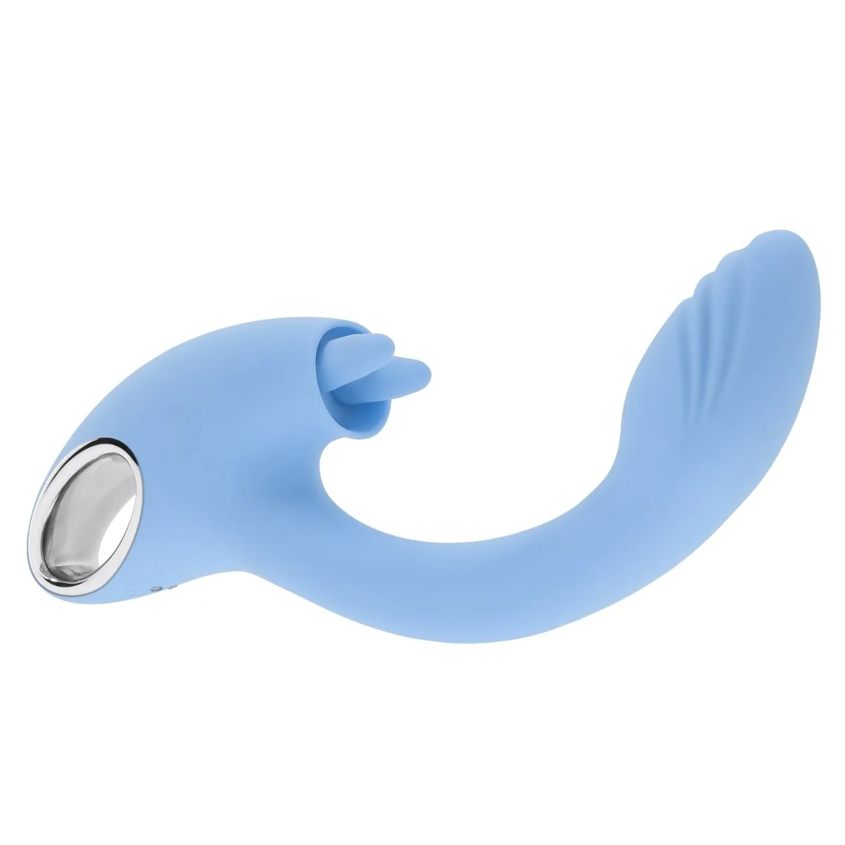 Playboy - Sapphire Dual Vibrator - Sky Blue