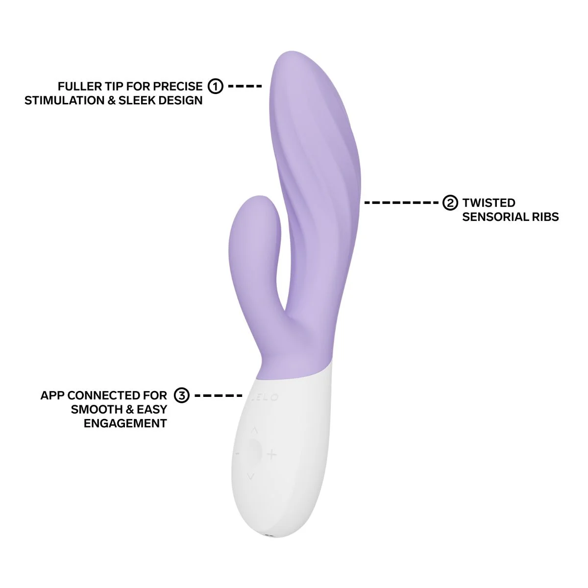 LELO - INA Twist Dual-Action Massager - Lavender