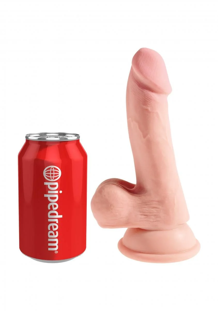 King Cock Realistische Dildo met Balzak - 17 cm