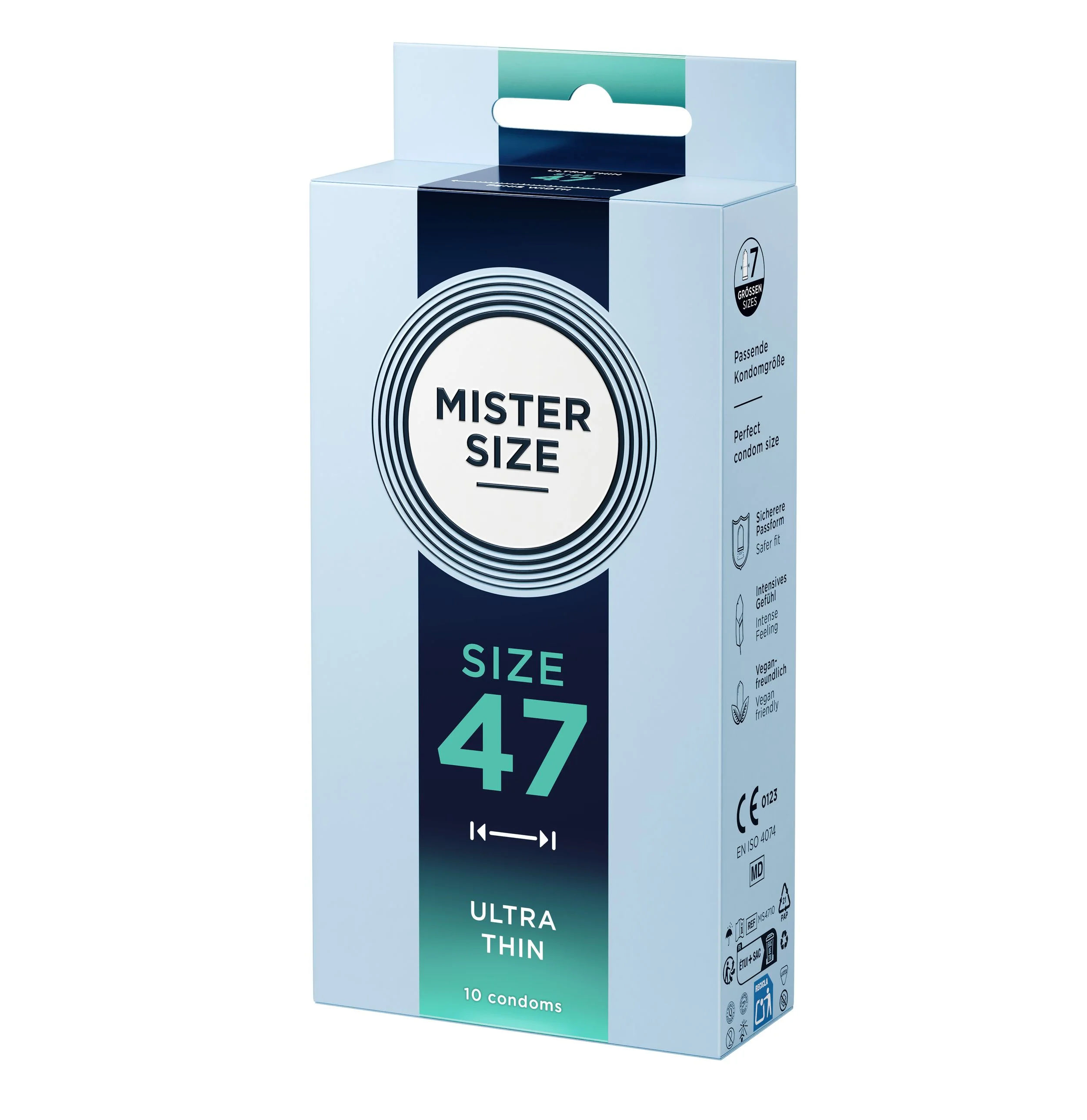 MISTER.SIZE - XS Ultradunne Condooms - 10 Stuks