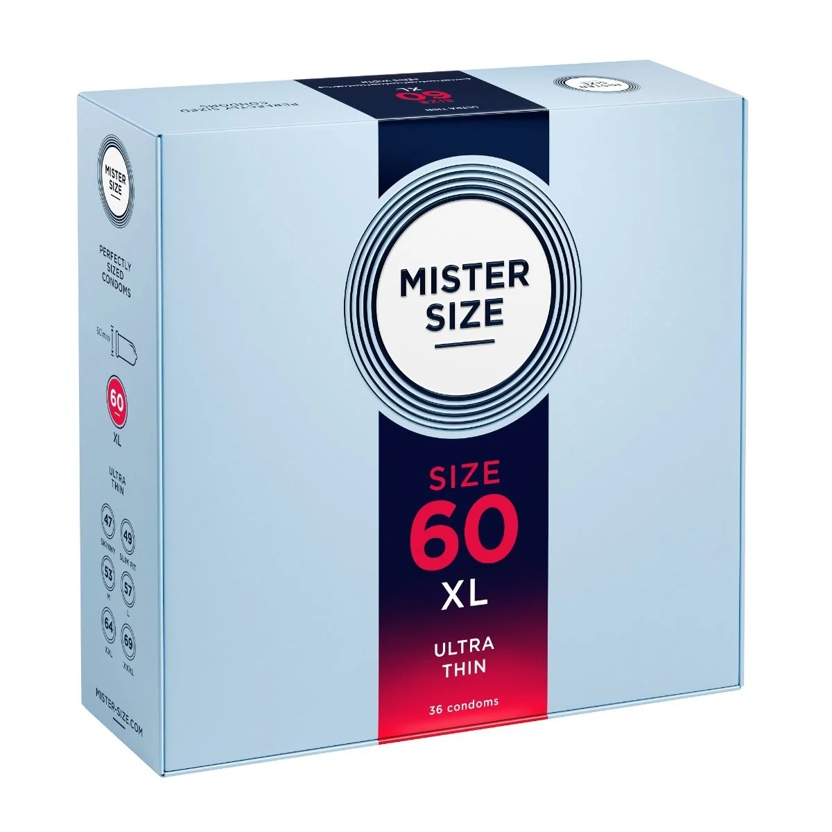 MISTER.SIZE - XL Ultradunne Condooms - 36 Stuks