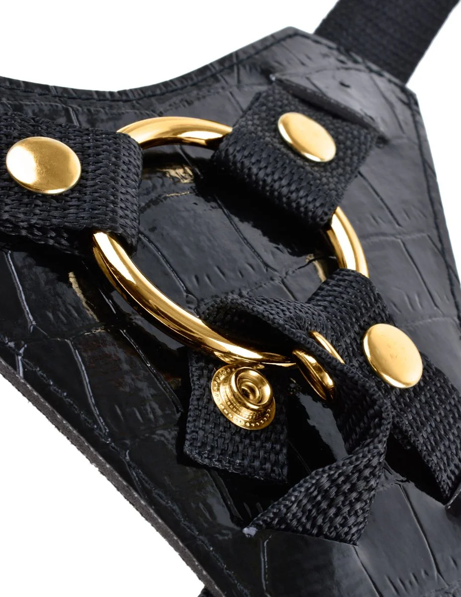 Gold Designer Strap-On